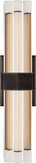 Fascio 18" Sconce | Bronze | Crystal