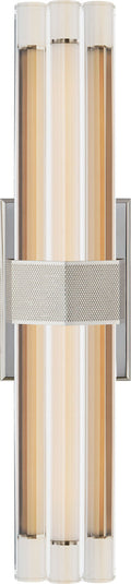Fascio 18" Sconce | Polished Nickel | Crystal
