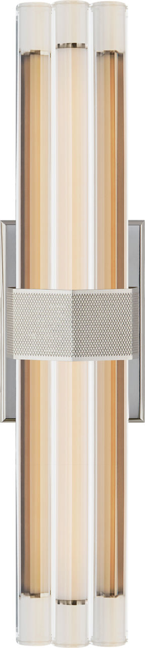 Fascio 18" Sconce | Polished Nickel | Crystal