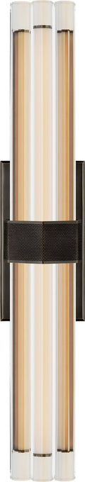Fascio 24" Sconce | Bronze | Crystal