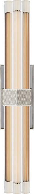 Fascio 24" Sconce | Polished Nickel | Crystal