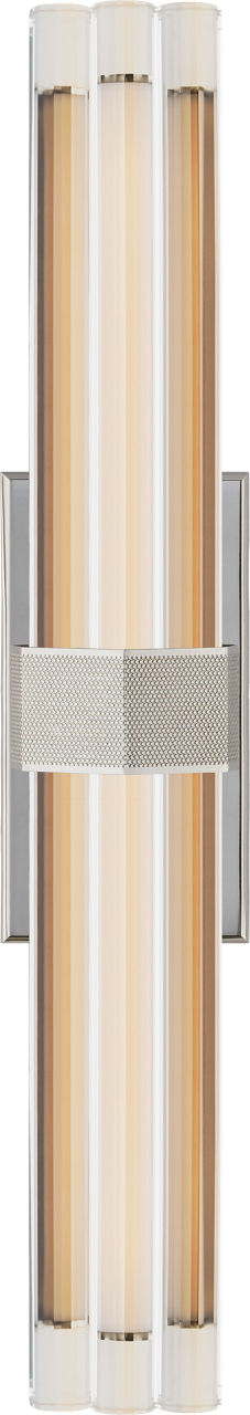 Fascio 24" Sconce | Polished Nickel | Crystal