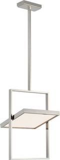 Entoure 17" Rotating Pendant | Polished Nickel