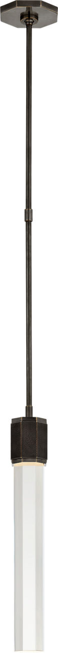 Fascio Single Pendant | Bronze | Crystal