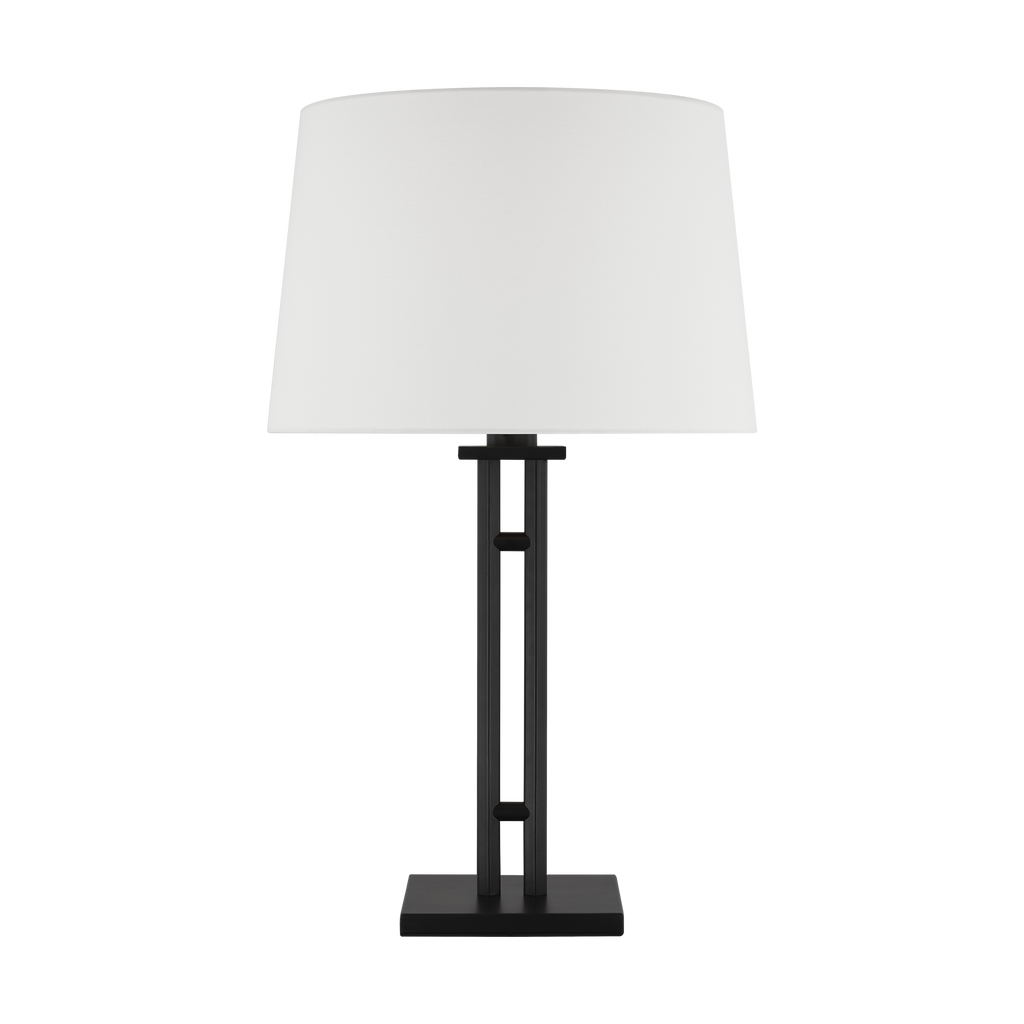 Haddon Medium Table Lamp Aged Iron Bulbs Inc
