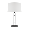 Haddon Medium Table Lamp Aged Iron Bulbs Inc