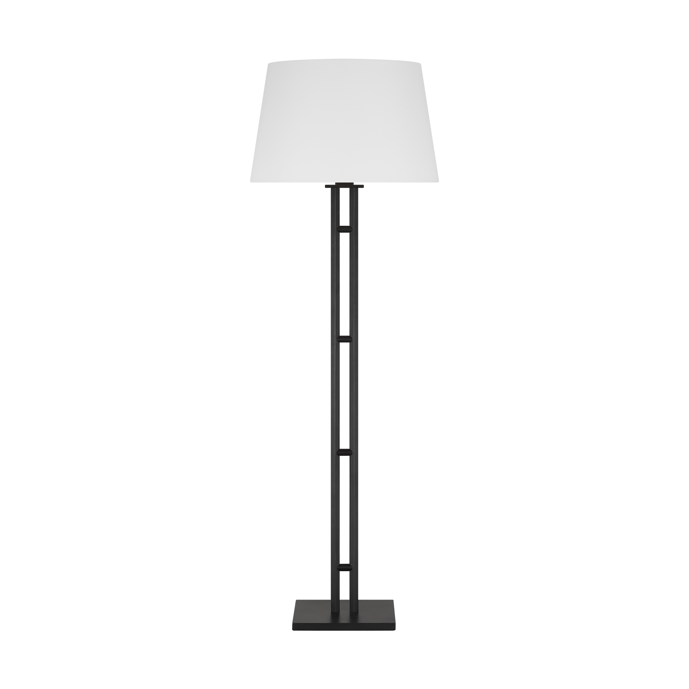 Haddon Medium Floor Lamp Aged Iron Bulbs Inc