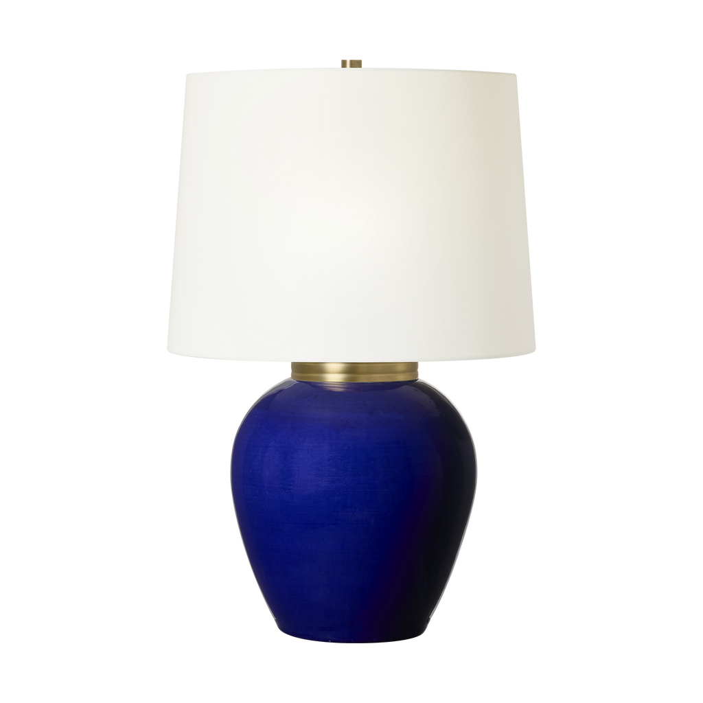 Lilian Medium Table Lamp Crystal Cobalt