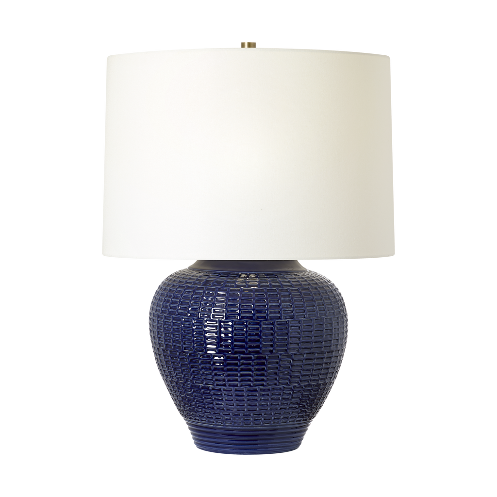 Marcel Medium Table Lamp Crystal Cobalt