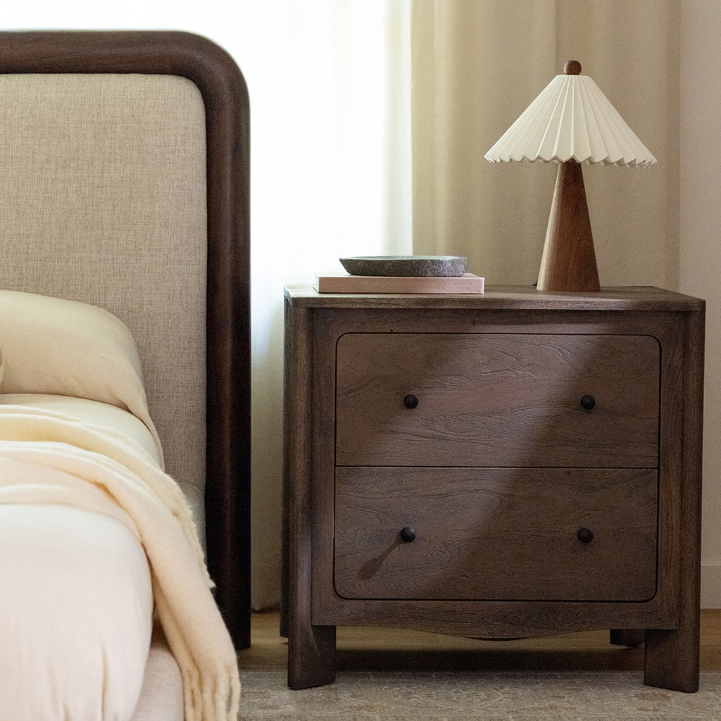 Mabel Nightstand Dark Brown