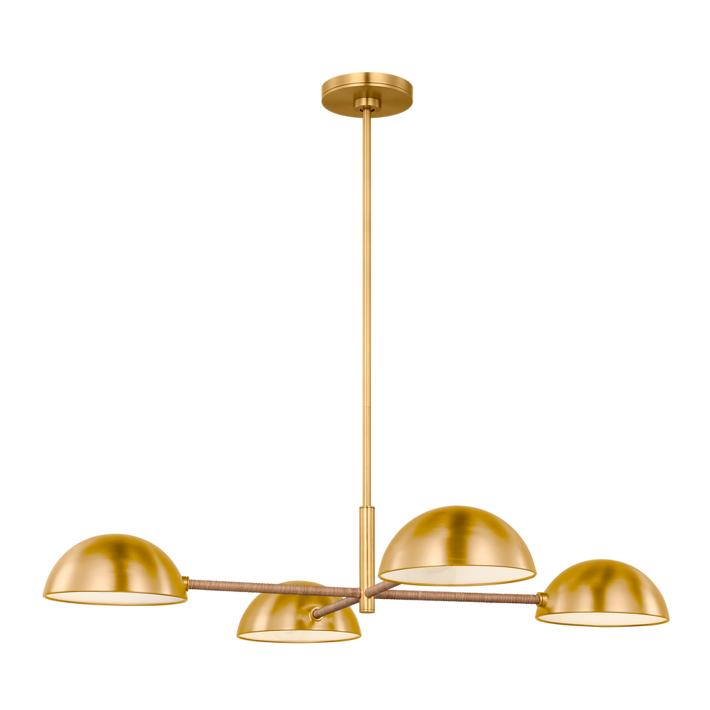 Balleroy Large Chandelier Burnished Brass
