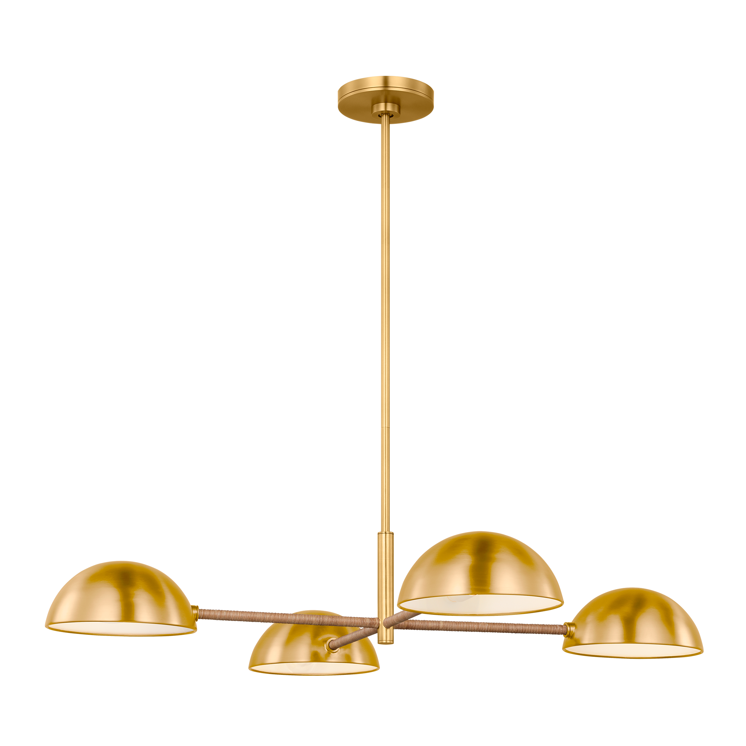 Balleroy Large Chandelier Burnished Brass