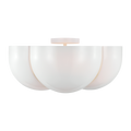 Cheverny Large Semi-Flush Mount Matte White