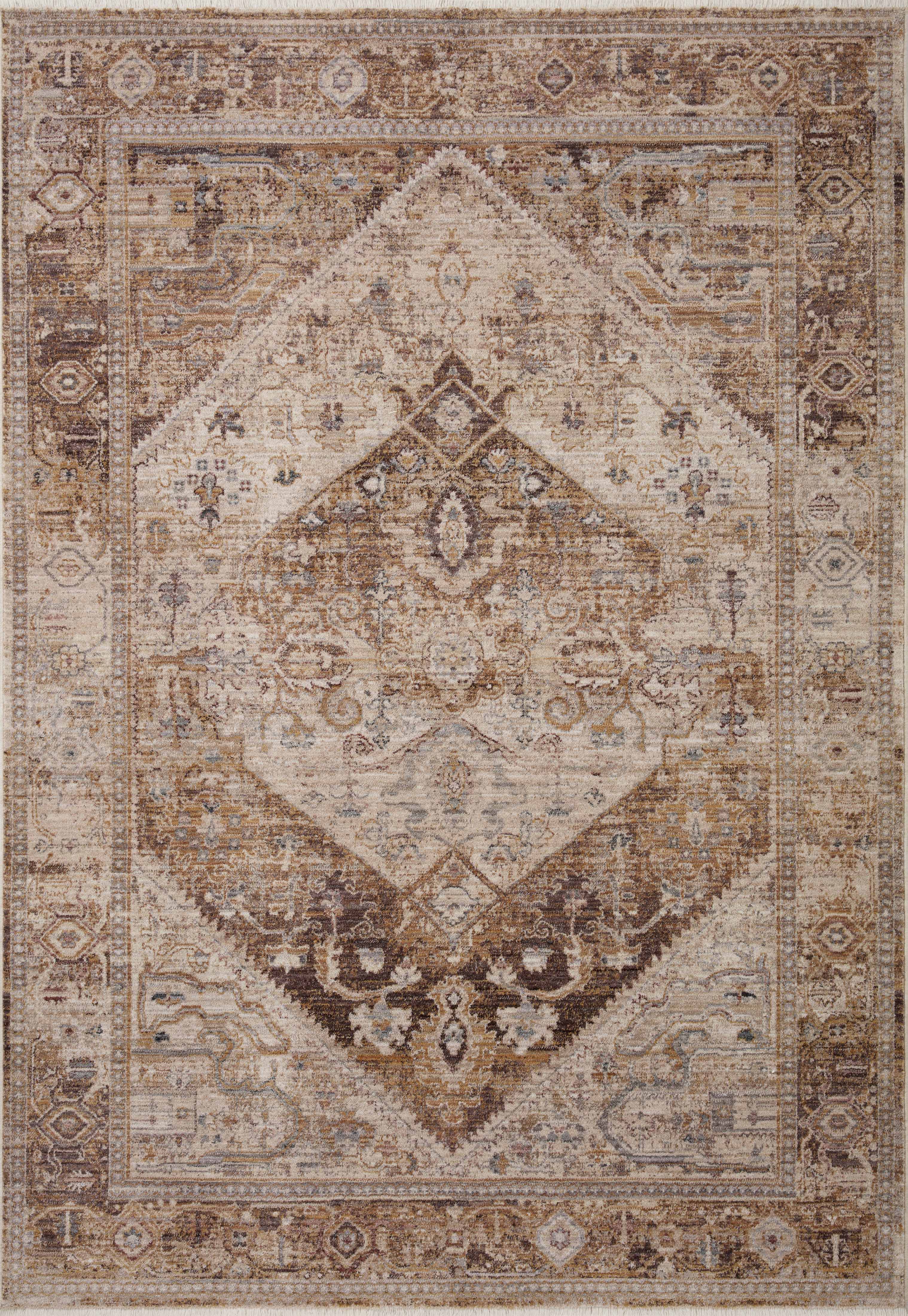 Loloi | Lyra Collection | Natural / Mocha | LYR-07
