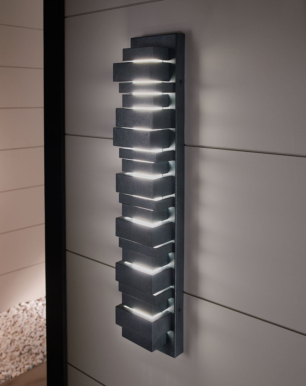 Ledgend Medium LED Outdoor Sconce Dark Weathered Zinc Bulbs Included