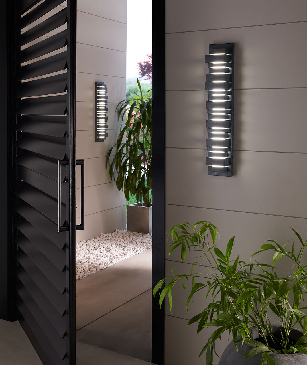 Ledgend Medium LED Outdoor Sconce Dark Weathered Zinc Bulbs Included