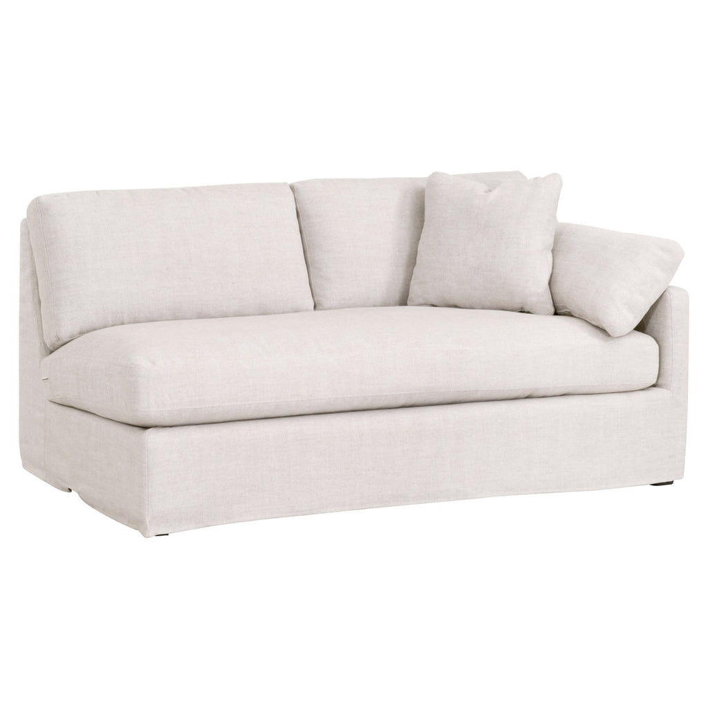 Lena Modular Slipcover 2-Seat Right Slope Arm Sofa