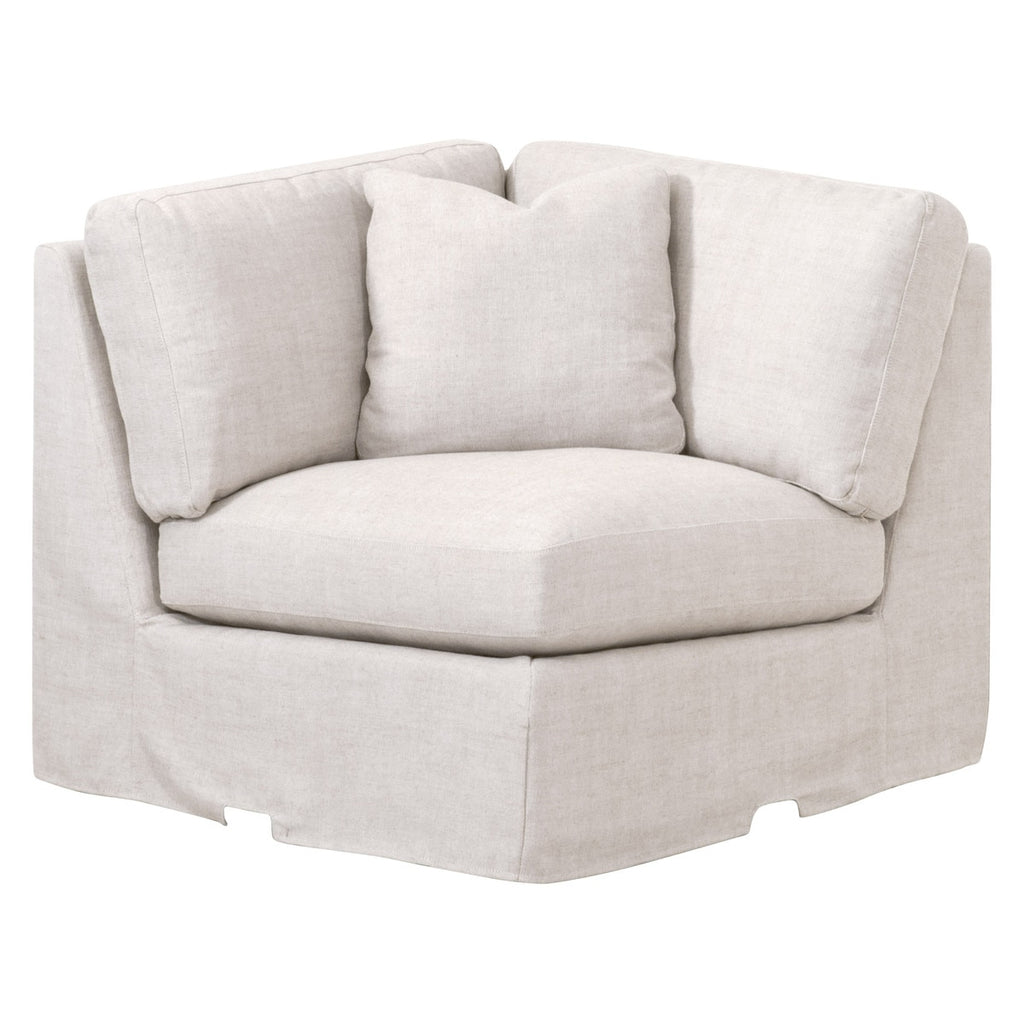 Lena Modular Slipcover Corner Chair