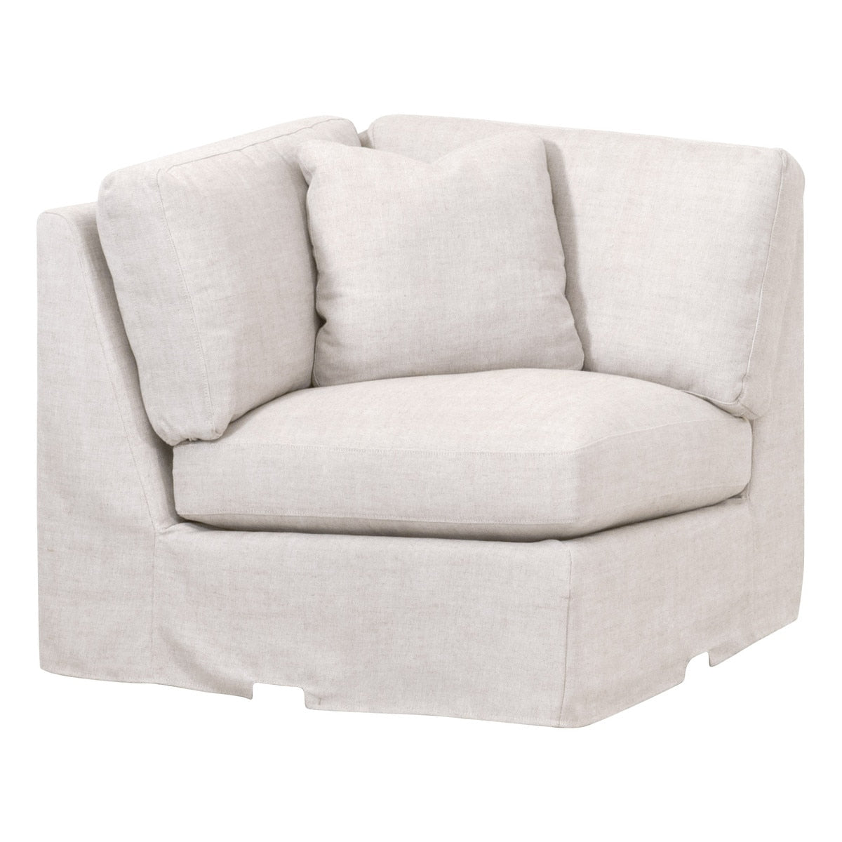 Lena Modular Slipcover Corner Chair