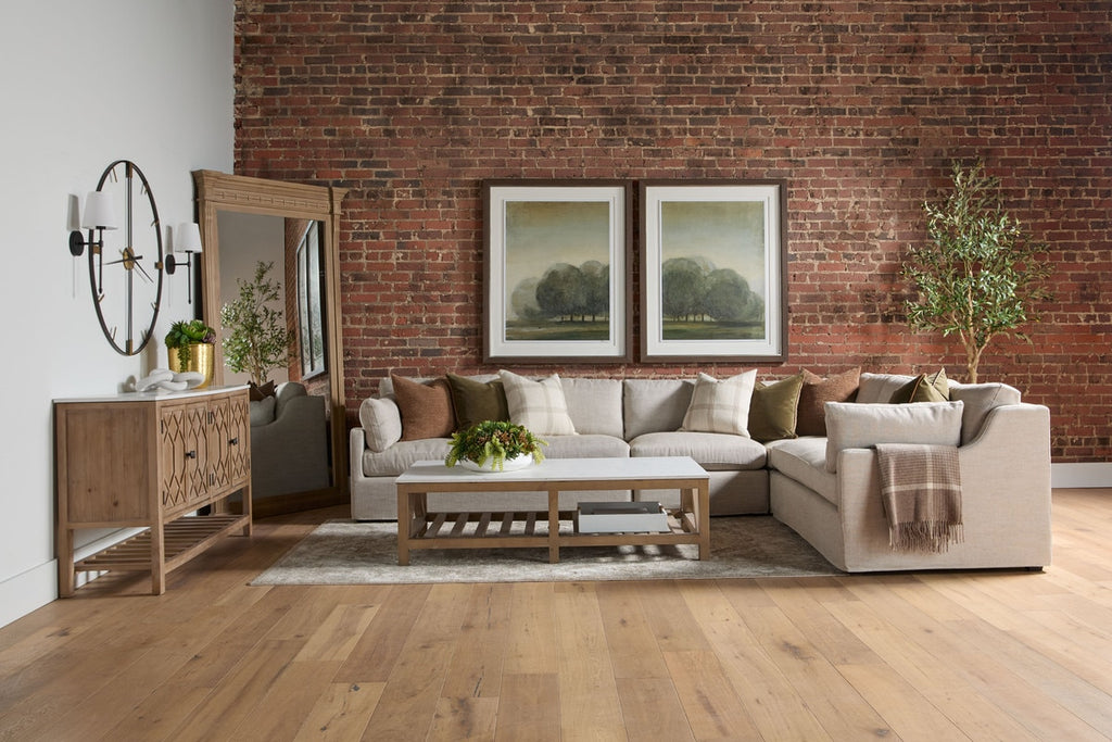 Lena Modular Slipcover Corner Chair