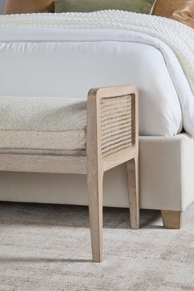 Leone Bench | LiveSmart Gellar Linen