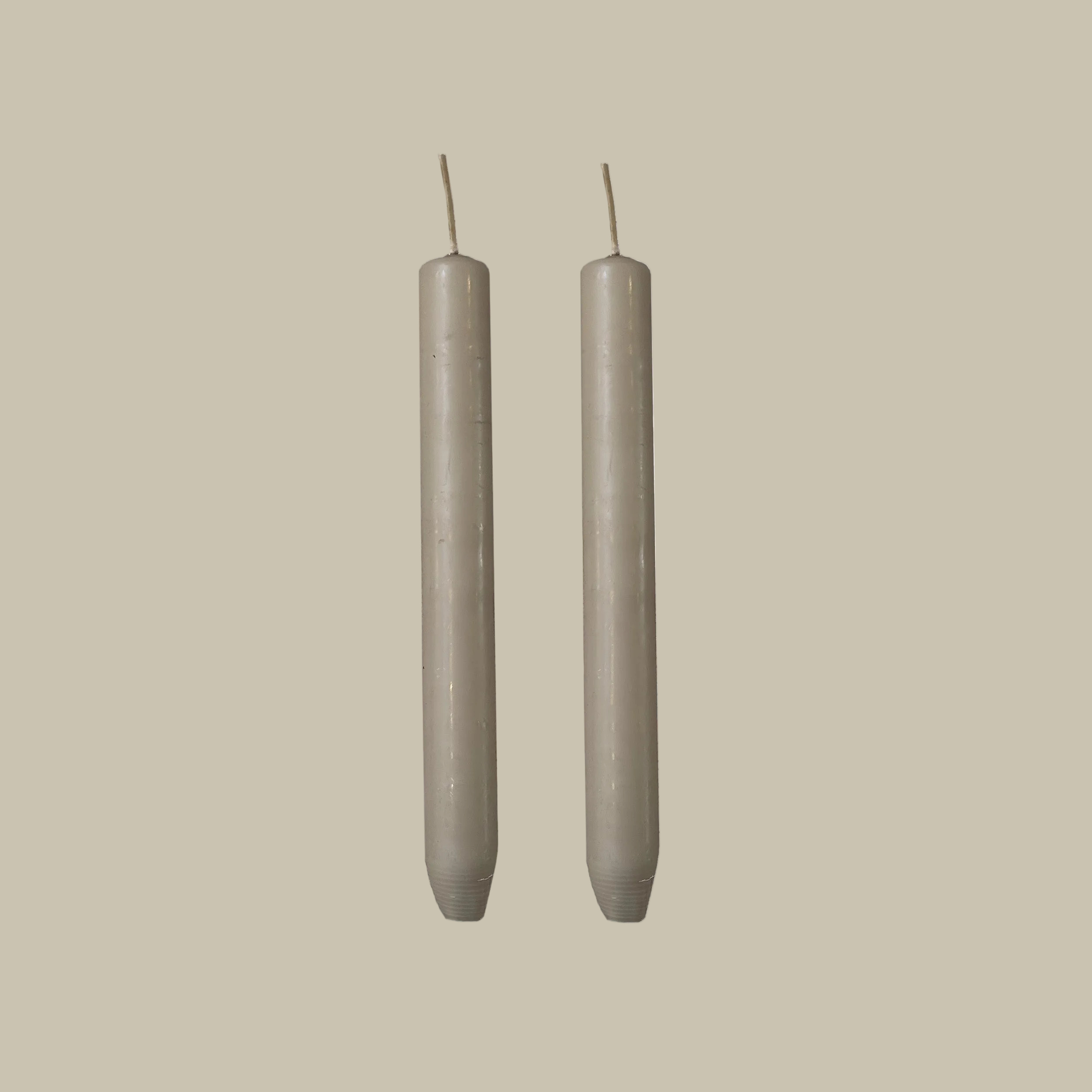 Blitzen Cylindrical Candles | Linen Grey