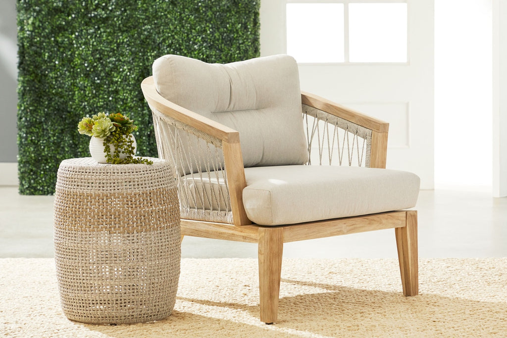Loom Accent Table | Taupe