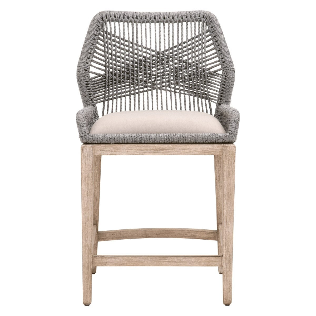 Loom Counter Stool | Platinum