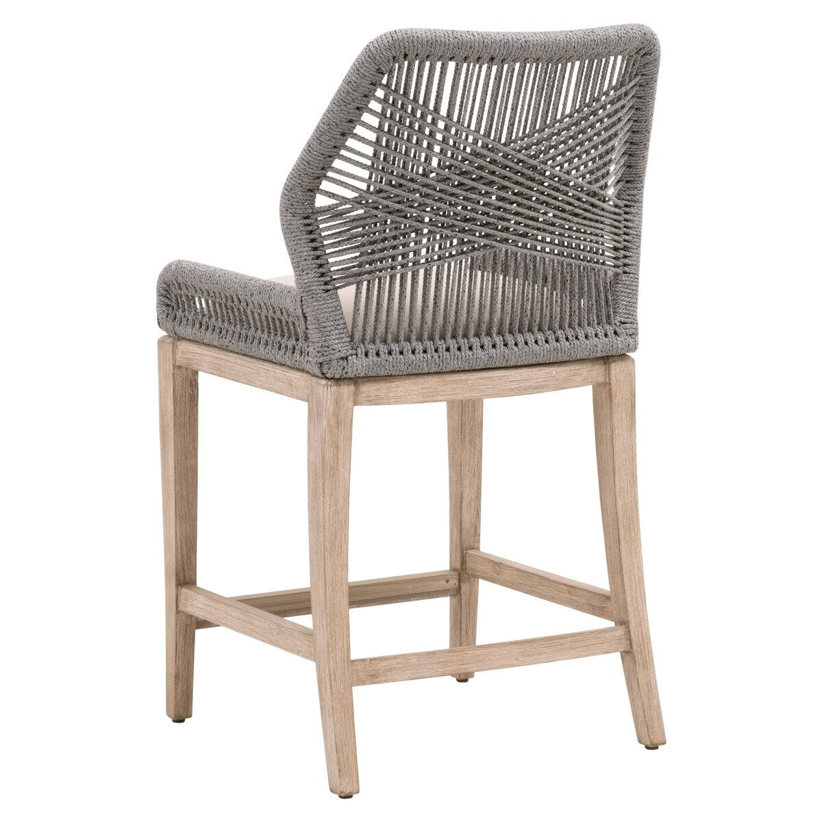 Loom Counter Stool | Platinum