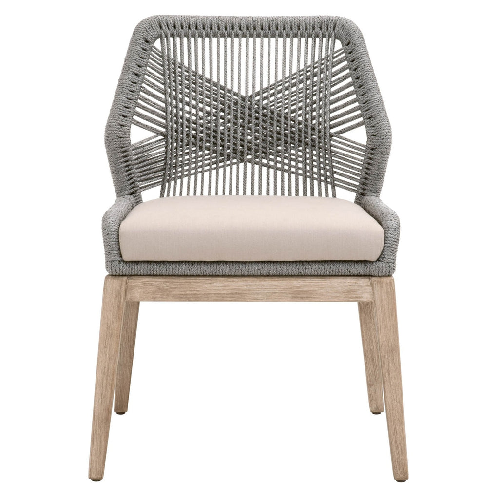 Loom Dining Chair, Set of 2 | Platinum