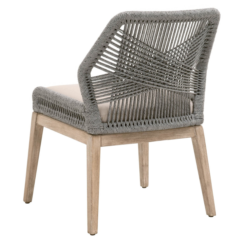 Loom Dining Chair, Set of 2 | Platinum