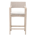 Lucia Outdoor Counter Stool | Gray Teak