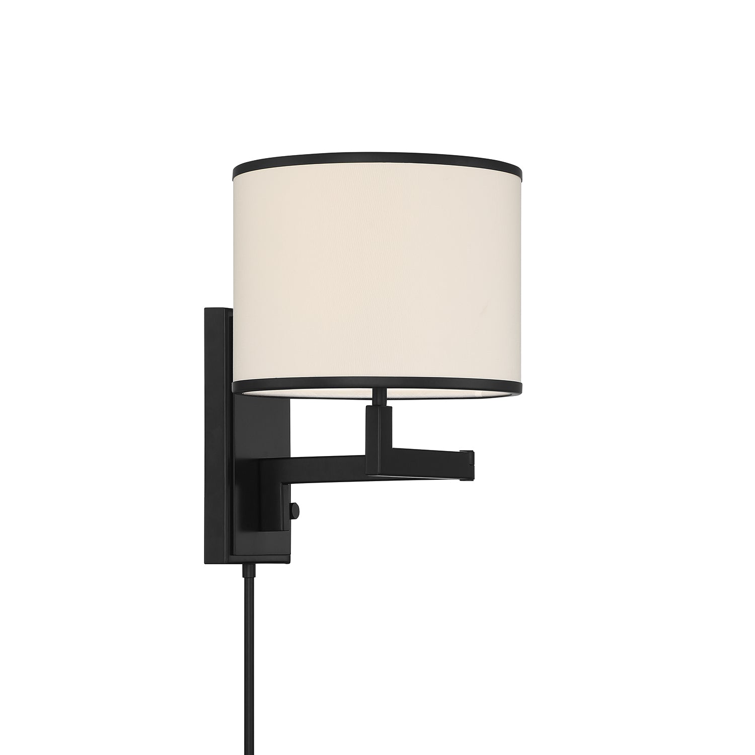 Madison 10'' Matte Black Task Sconce
