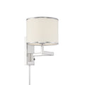 Madison 10'' Polished Nickel Task Sconce
