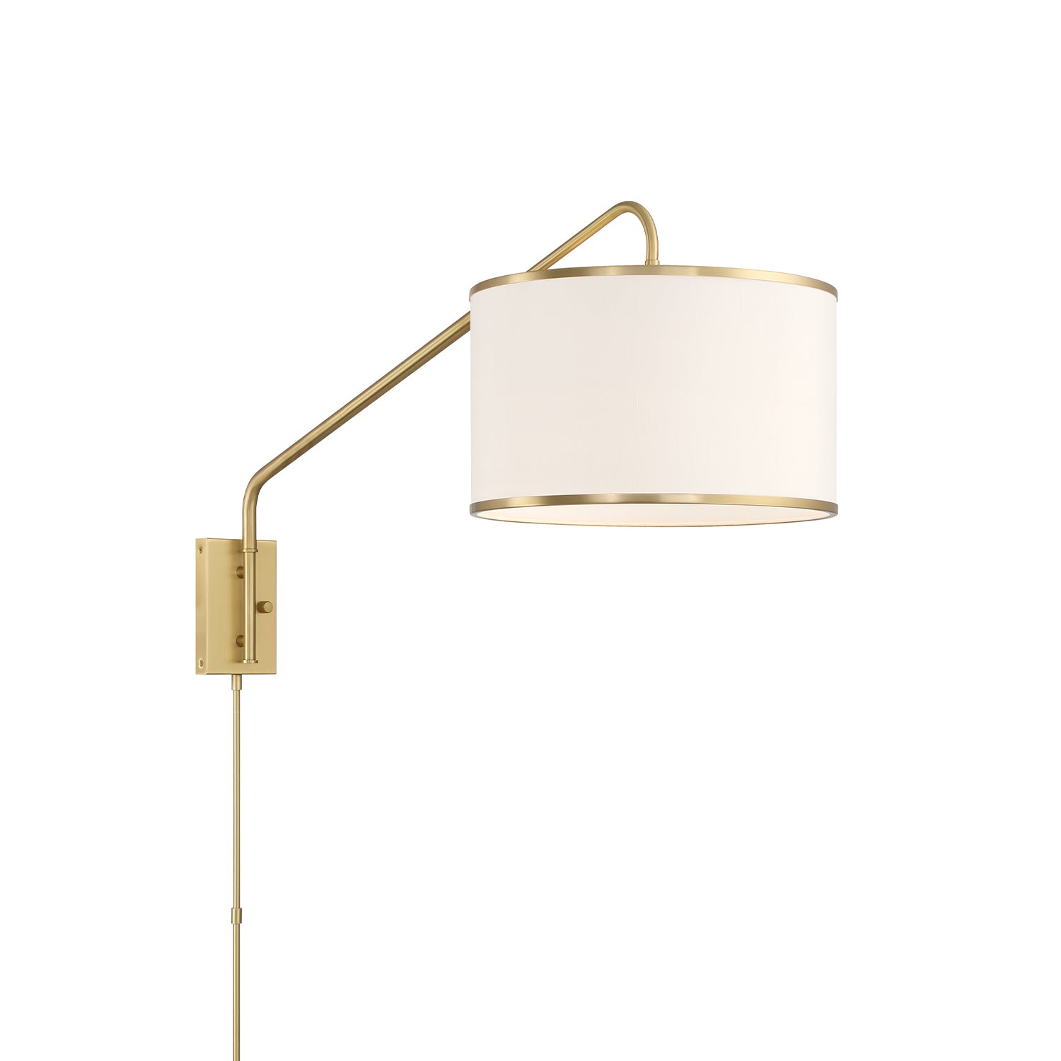 Mallory 15'' Soft Brass Task Sconce