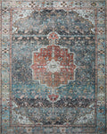 Loloi II | Margot Collection | Ocean / Brick | MAT-05
