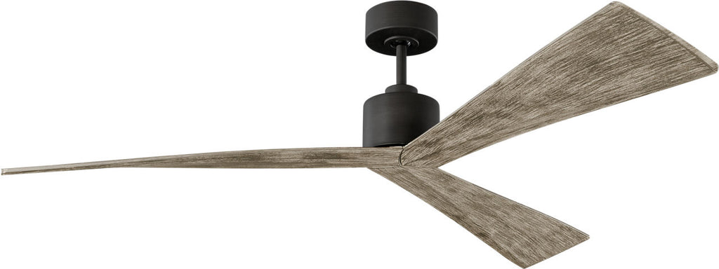 Adler 60 Ceiling Fan | Light Grey Weathered Oak Blades Aged Pewter