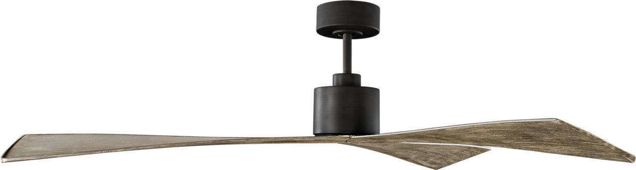 Adler 60 Ceiling Fan | Light Grey Weathered Oak Blades Aged Pewter