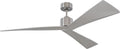 Adler 60 Ceiling Fan | Brushed Steel | Silver Blades