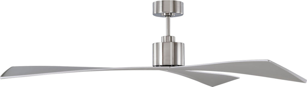 Adler 60 Ceiling Fan | Brushed Steel | Silver Blades