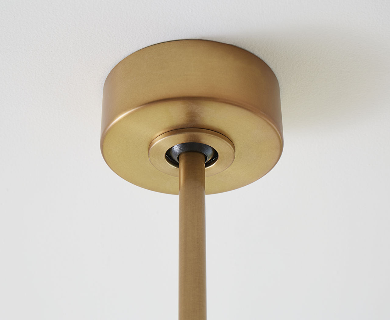 Adler 60 Ceiling Fan | Burnished Brass | Matte White Blades