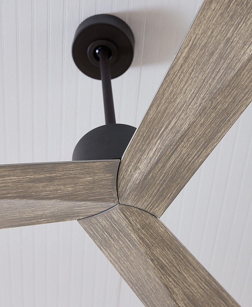 Adler 60 Ceiling Fan | Light Grey Weathered Oak Blades Aged Pewter