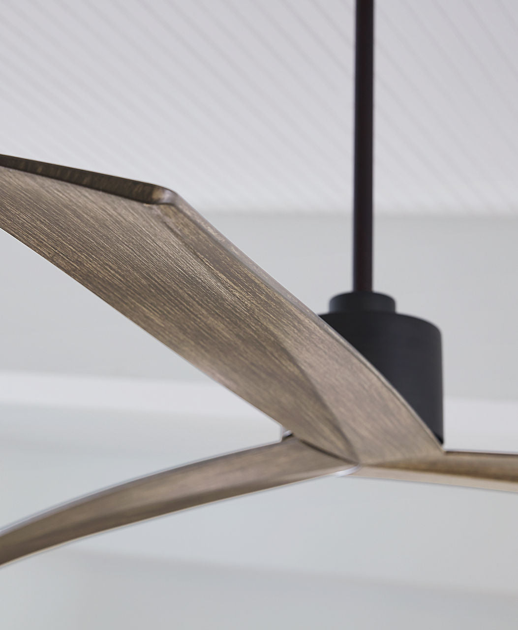 Adler 60 Ceiling Fan | Light Grey Weathered Oak Blades Aged Pewter