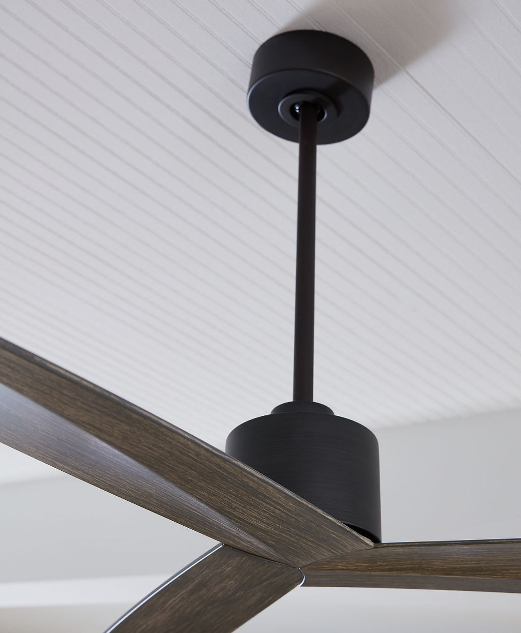 Adler 60 Ceiling Fan | Light Grey Weathered Oak Blades Aged Pewter