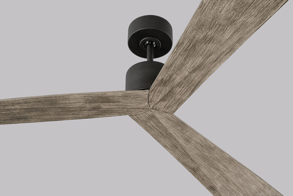 Adler 60 Ceiling Fan | Light Grey Weathered Oak Blades Aged Pewter