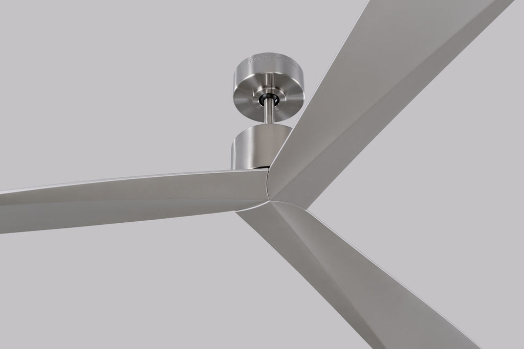 Adler 60 Ceiling Fan | Brushed Steel | Silver Blades
