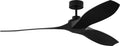 Collins Coastal Smart 60 Ceiling Fan | Blades Midnight Black