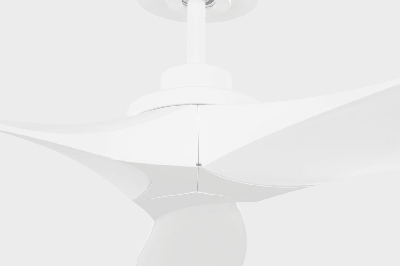 Collins Coastal Smart 60 Ceiling Fan | Blades Matte White