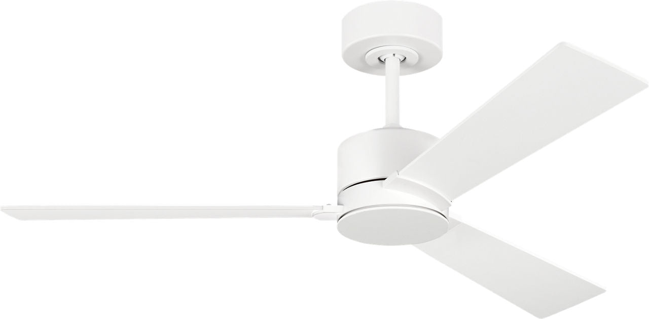 Rozzen 44 Ceiling Fan | Blades Matte White