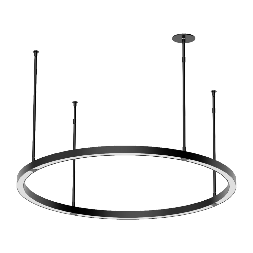 Stagger Ring Medium Chandelier Nightshade Black 2700K 90 CRI